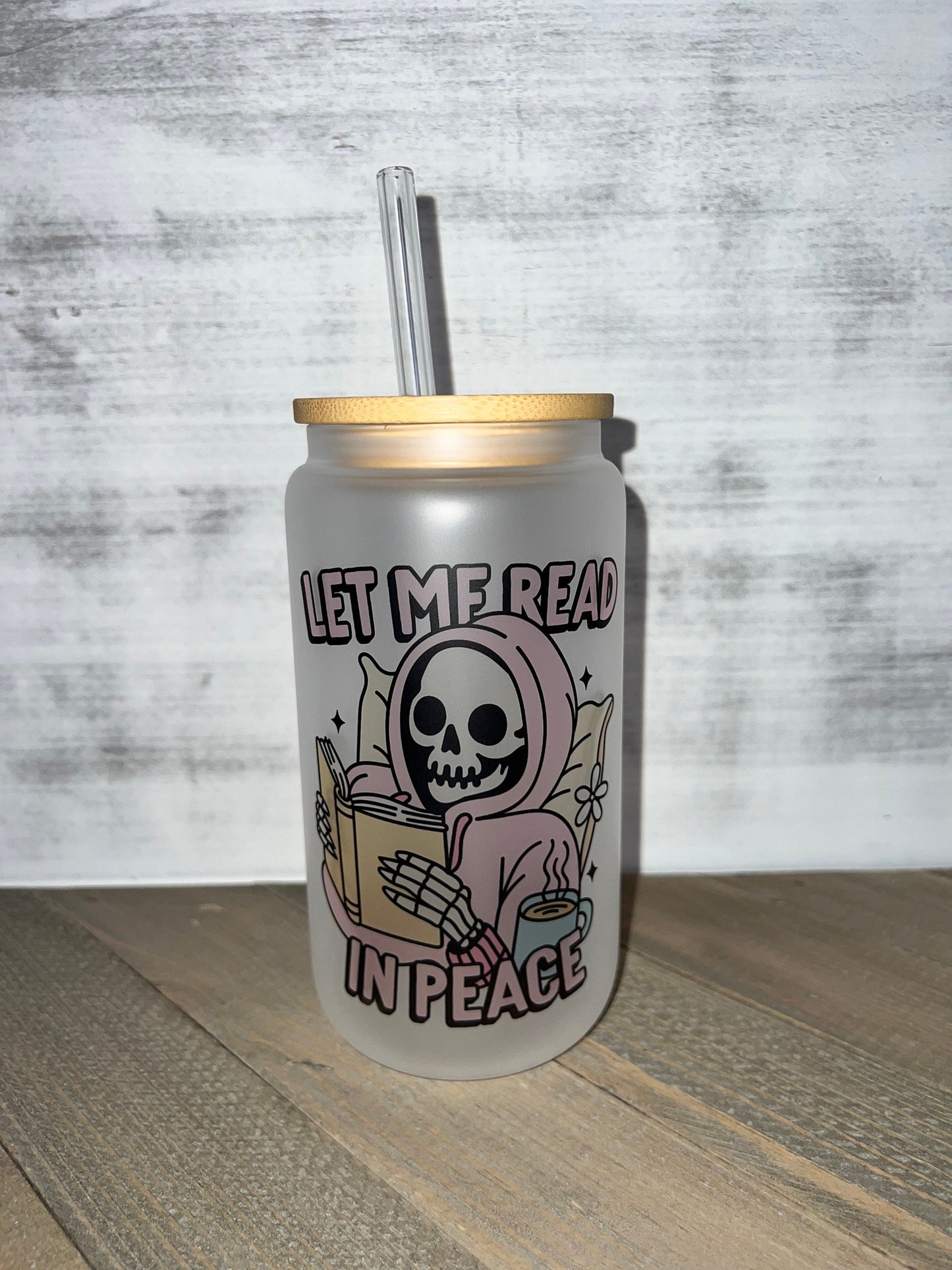 Let me read in peace